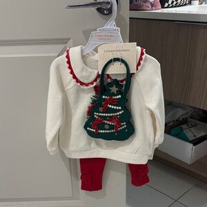 Carter's Festive White and Red Baby Outfit